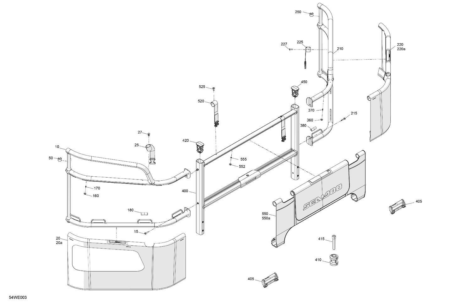 11- GUARD RAILS - Rear