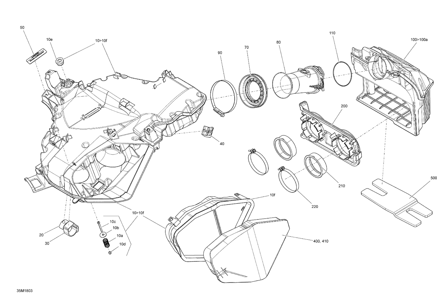 02- Air Intake - 600 CARB