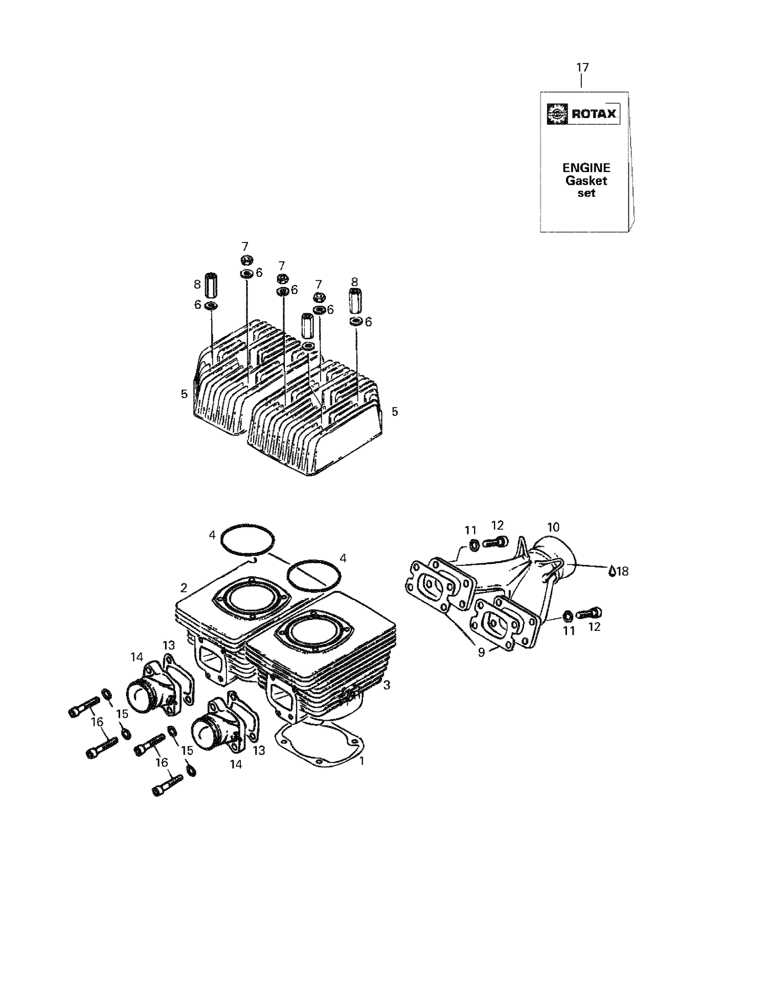 01- Cylinder, Intake Exhaust Manifold