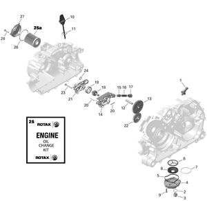 01- Rotax - Lubrication - 450 Schematic