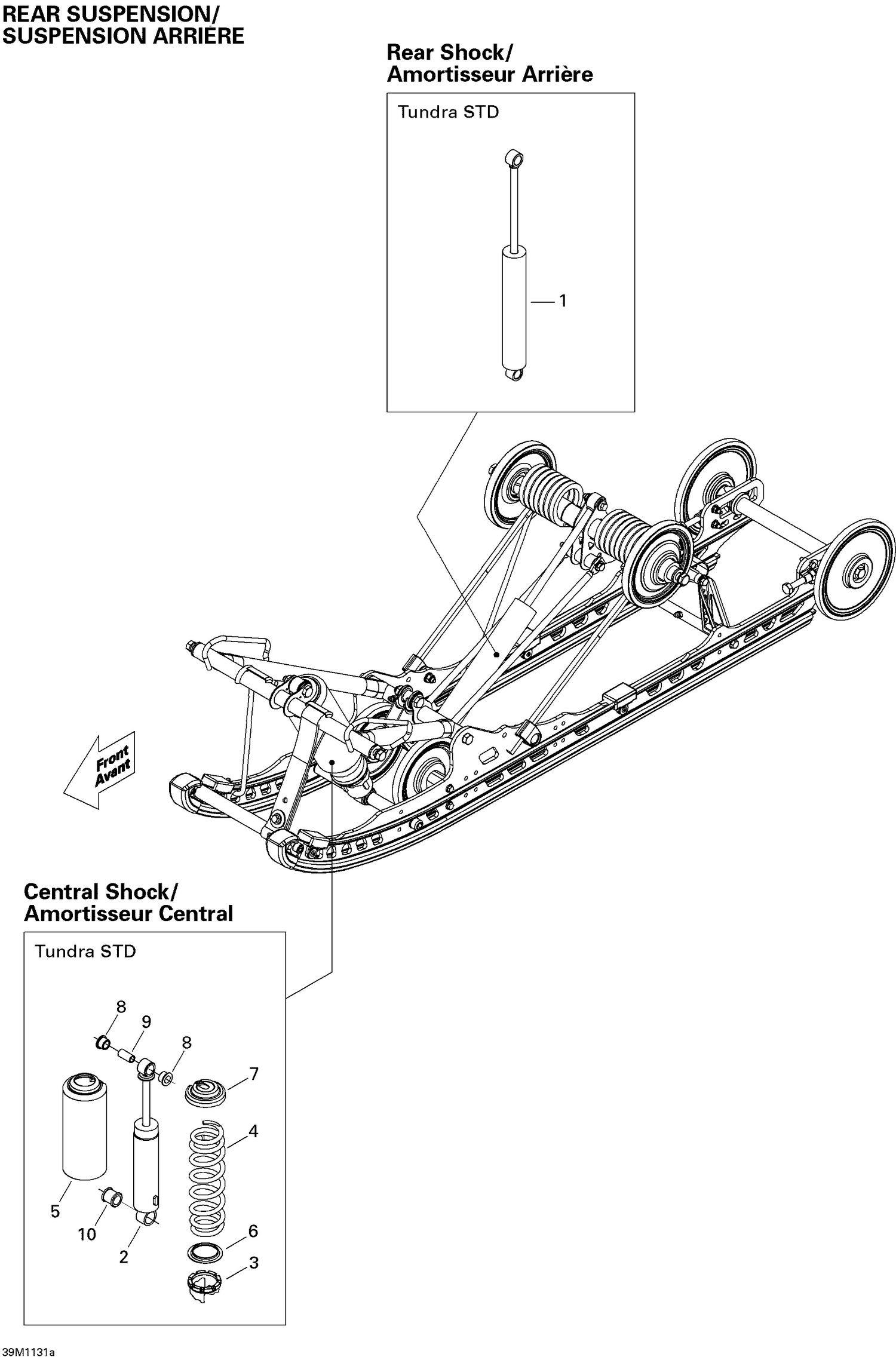 08- Rear Suspension Shocks STD 137"