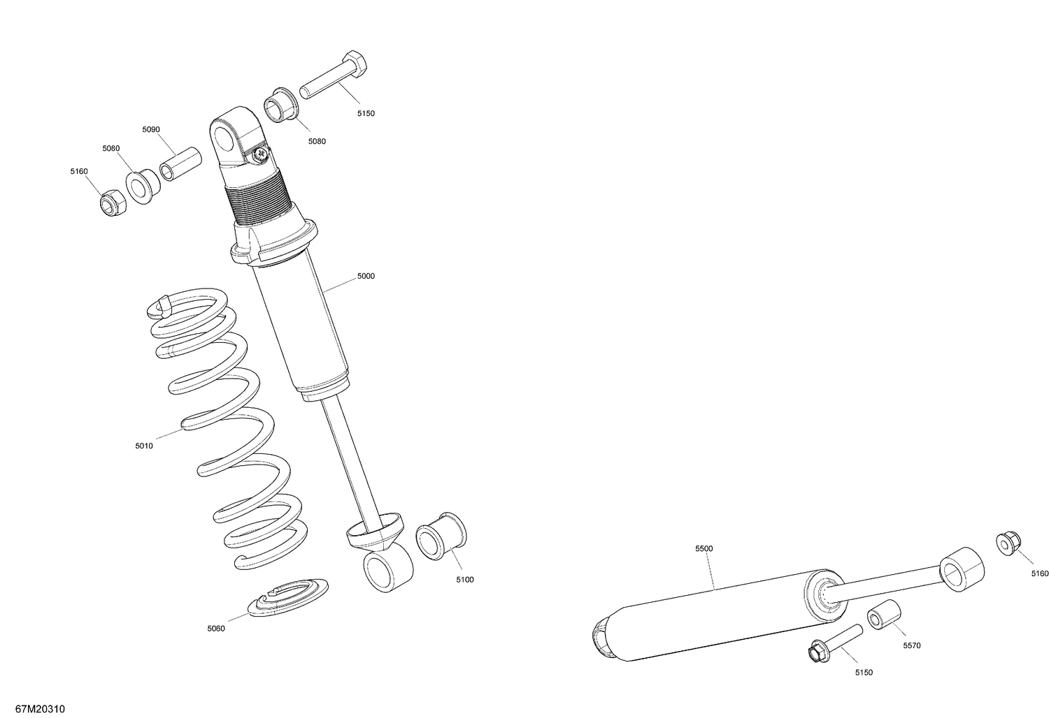 08- Suspension, Rear - Shocks - X Expert
