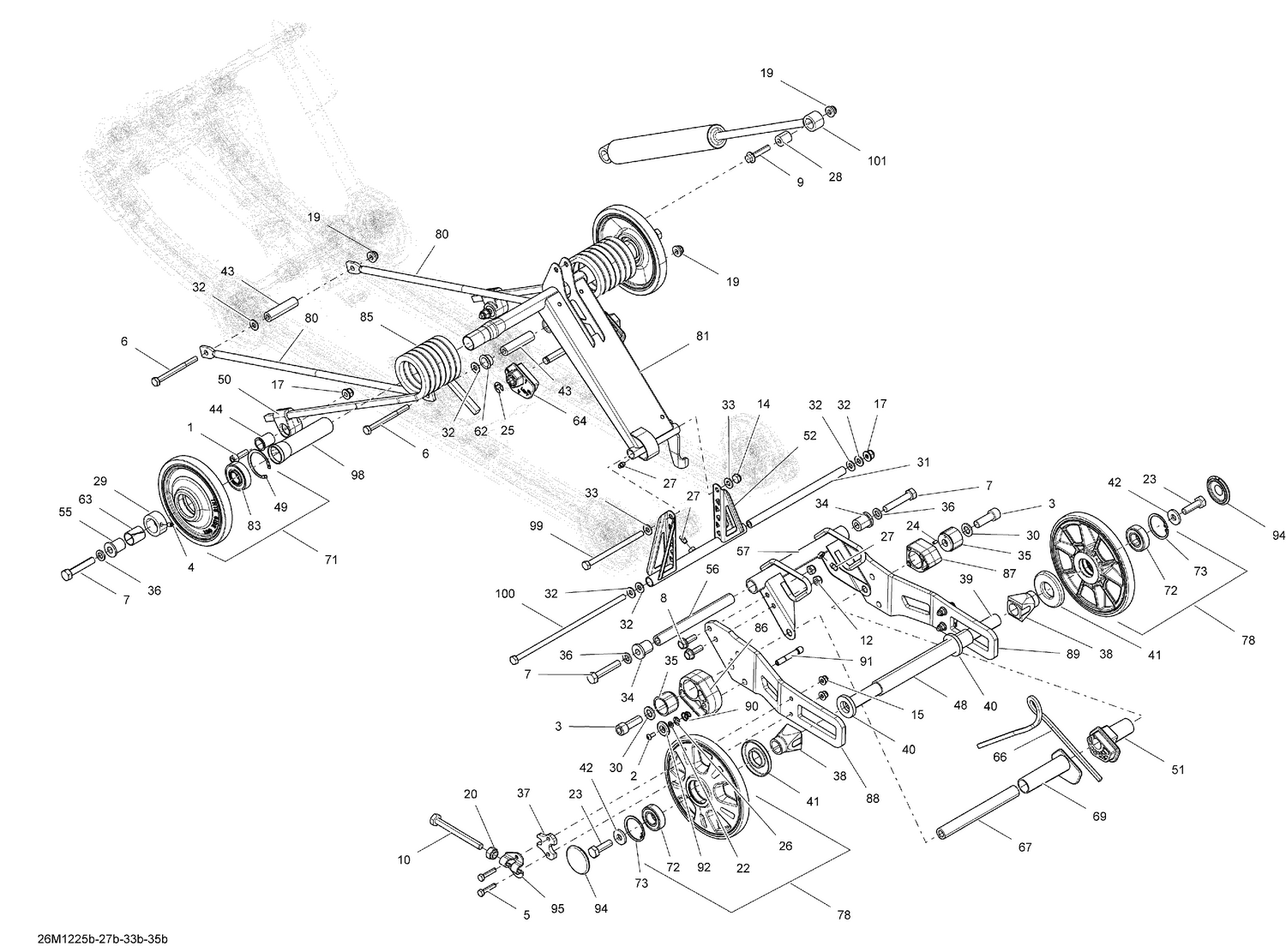 08- Rear Suspension Rear Arm And Shock