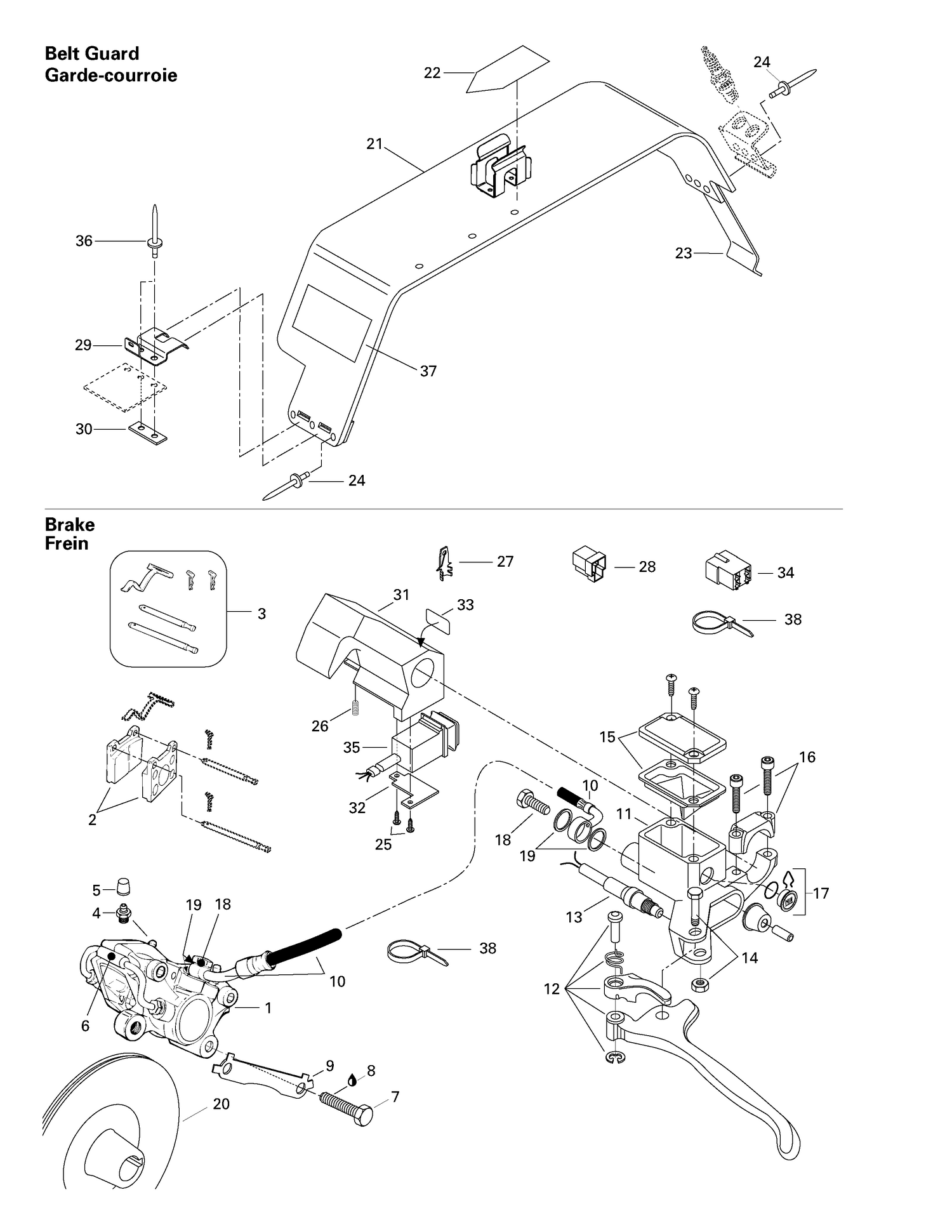 06- Hydraulic Brake And Belt Guard