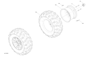 04- Drive - Rear Section - Wheels - Xt Schematic