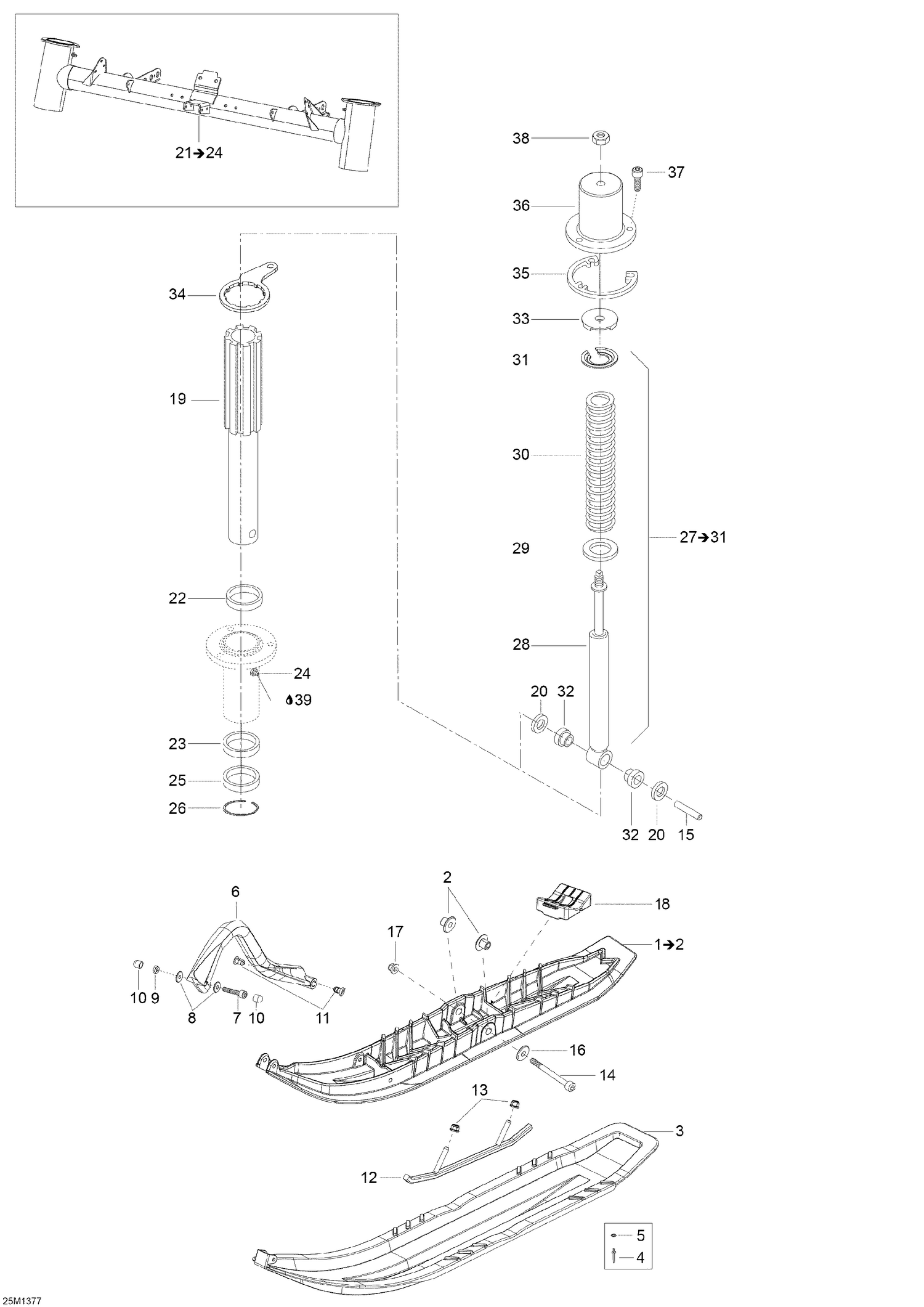 07- Front Suspension And Ski