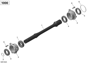 08- Drive Shaft - 1000r Efi Schematic