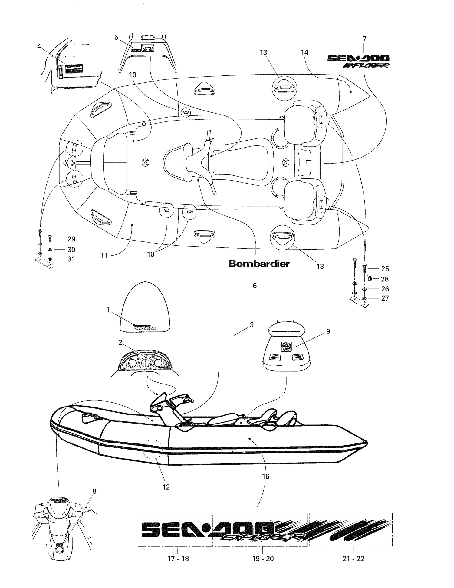 09- Decals And Hypalon Tube
