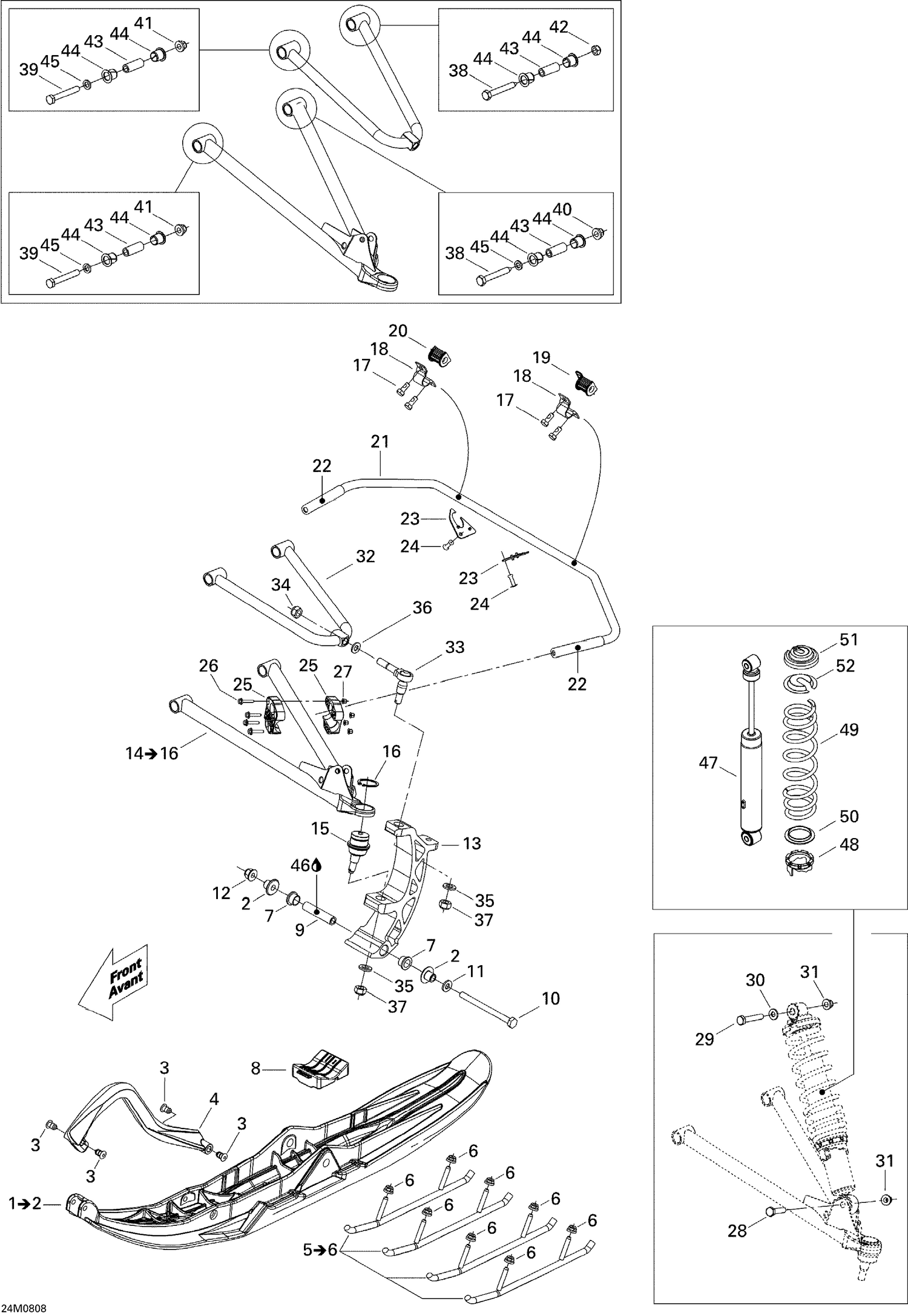 07- Front Suspension And Ski