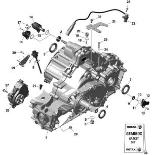 01- Rotax - Gear Box And Components -  804 Schematic