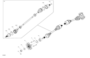 04- Drive - Rear - Common Parts - Without Abs Schematic