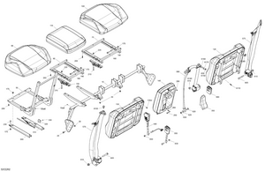 07- Body - Seat - Front Section Schematic