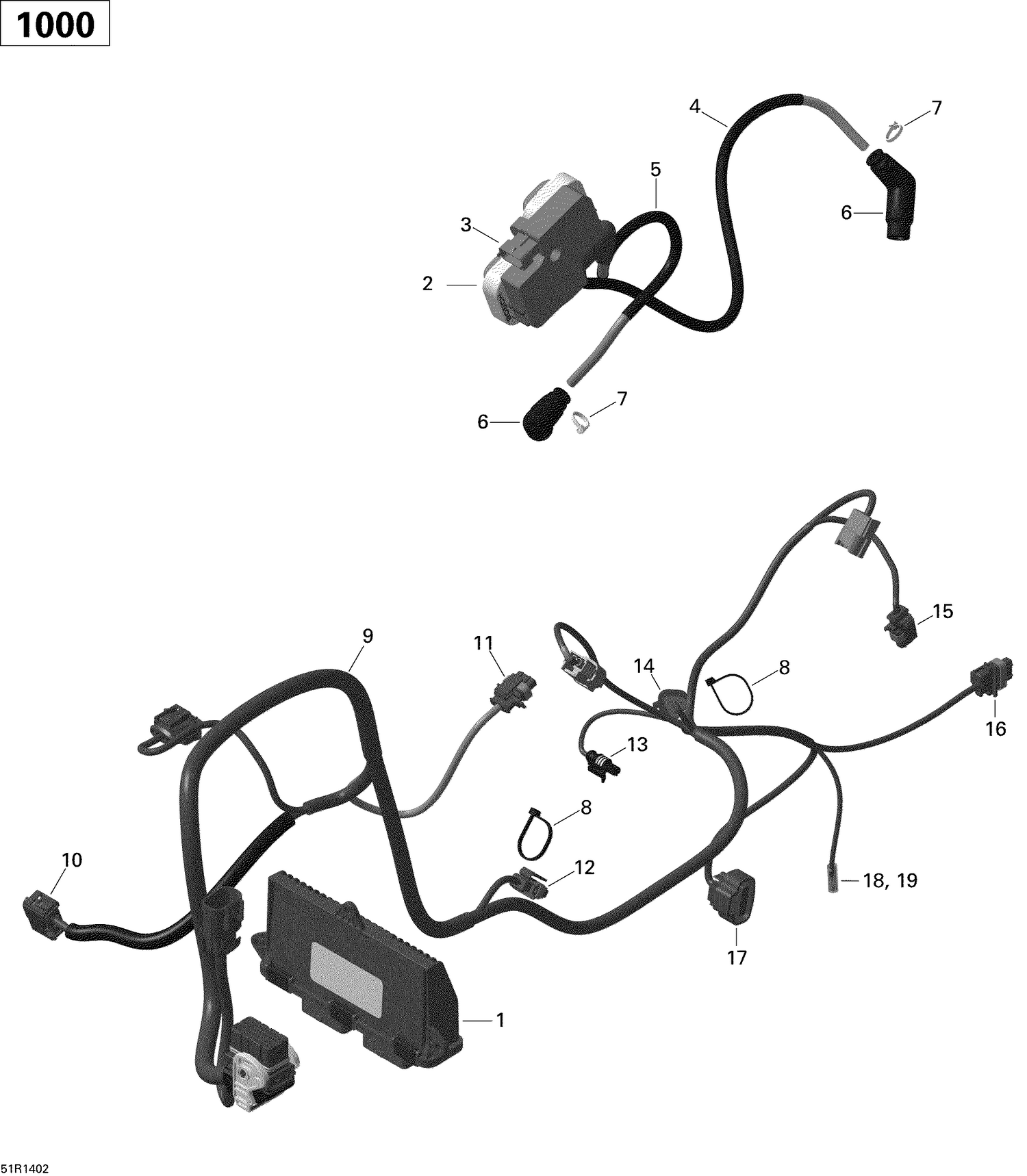 10- Engine Harness And Electronic Module