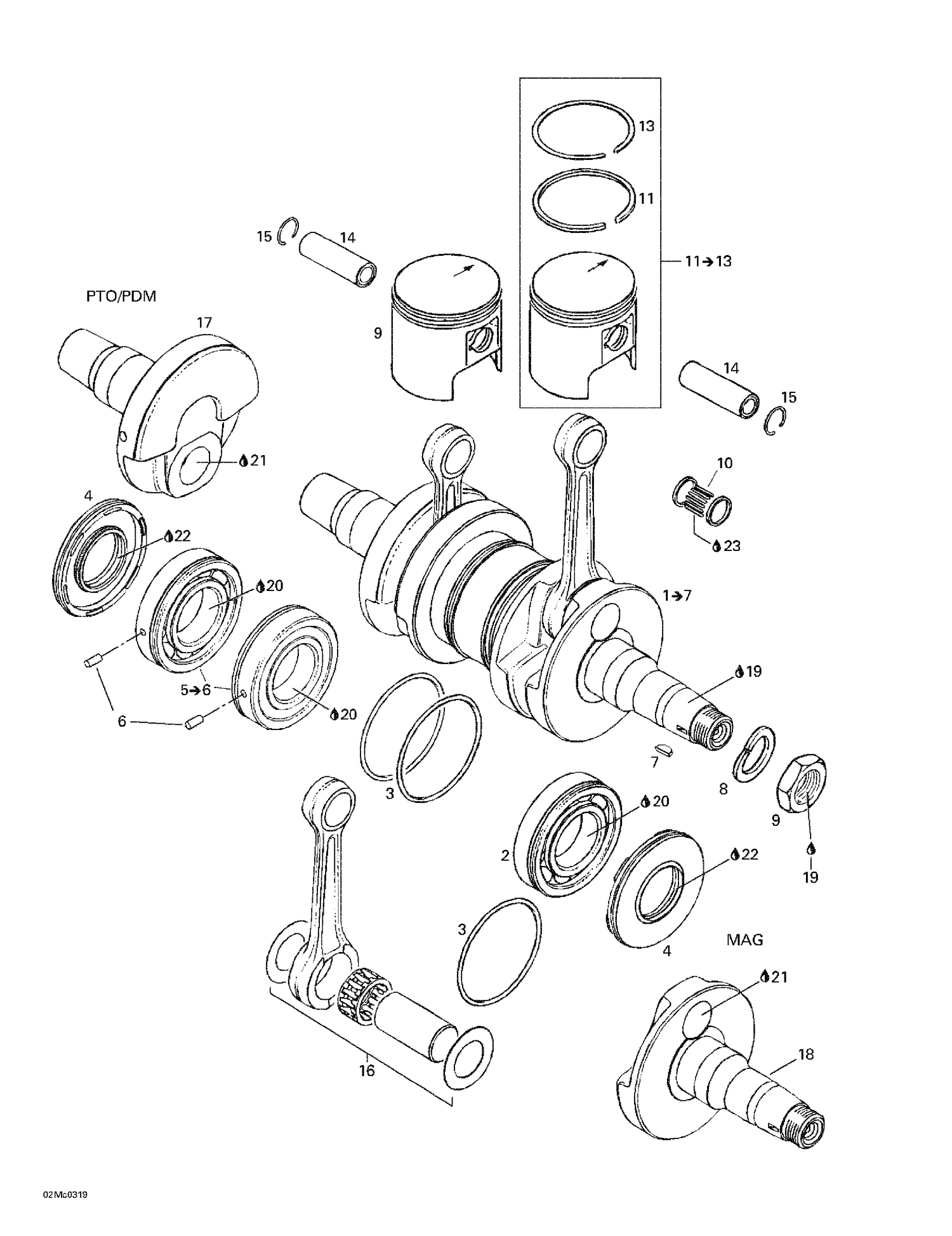 01- Crankshaft And Pistons