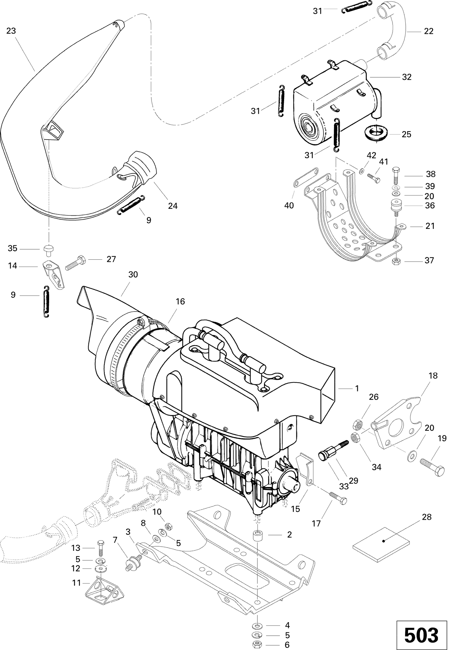 01- Engine And Engine Support 503