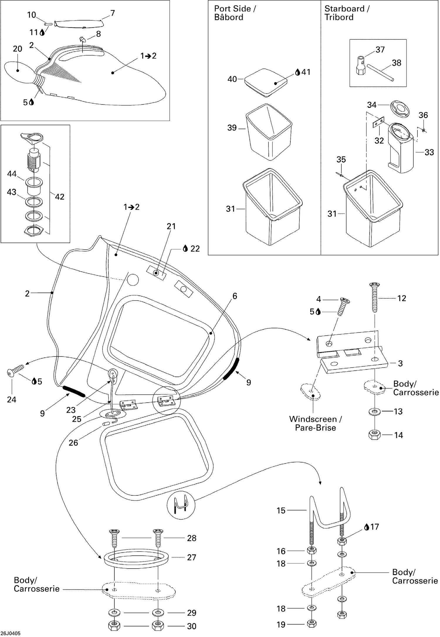09- Front Storage Compartment