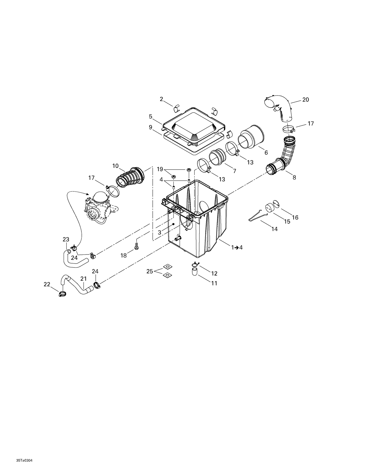 02- Air Intake Silencer