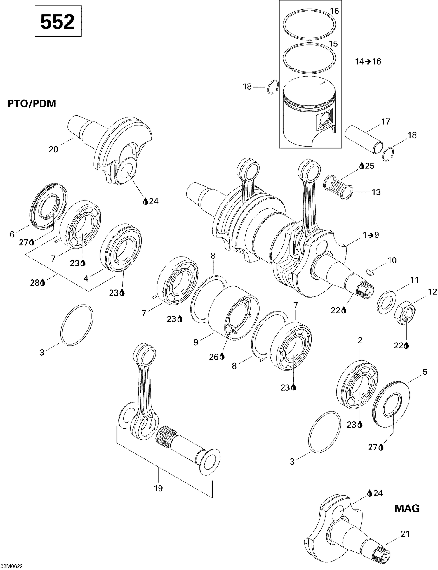 01- Crankshaft And Pistons