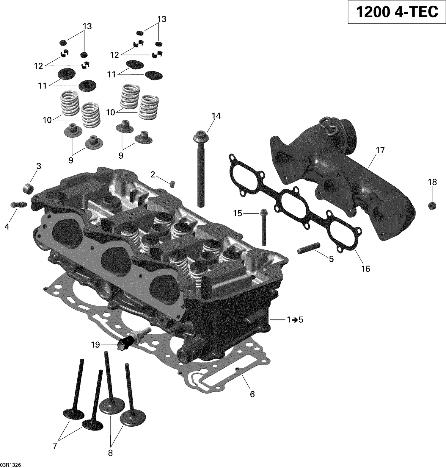 01- Cylinder Head And Exhaust Manifold