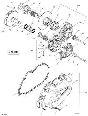 05- Transmission - 450 Efi Schematic