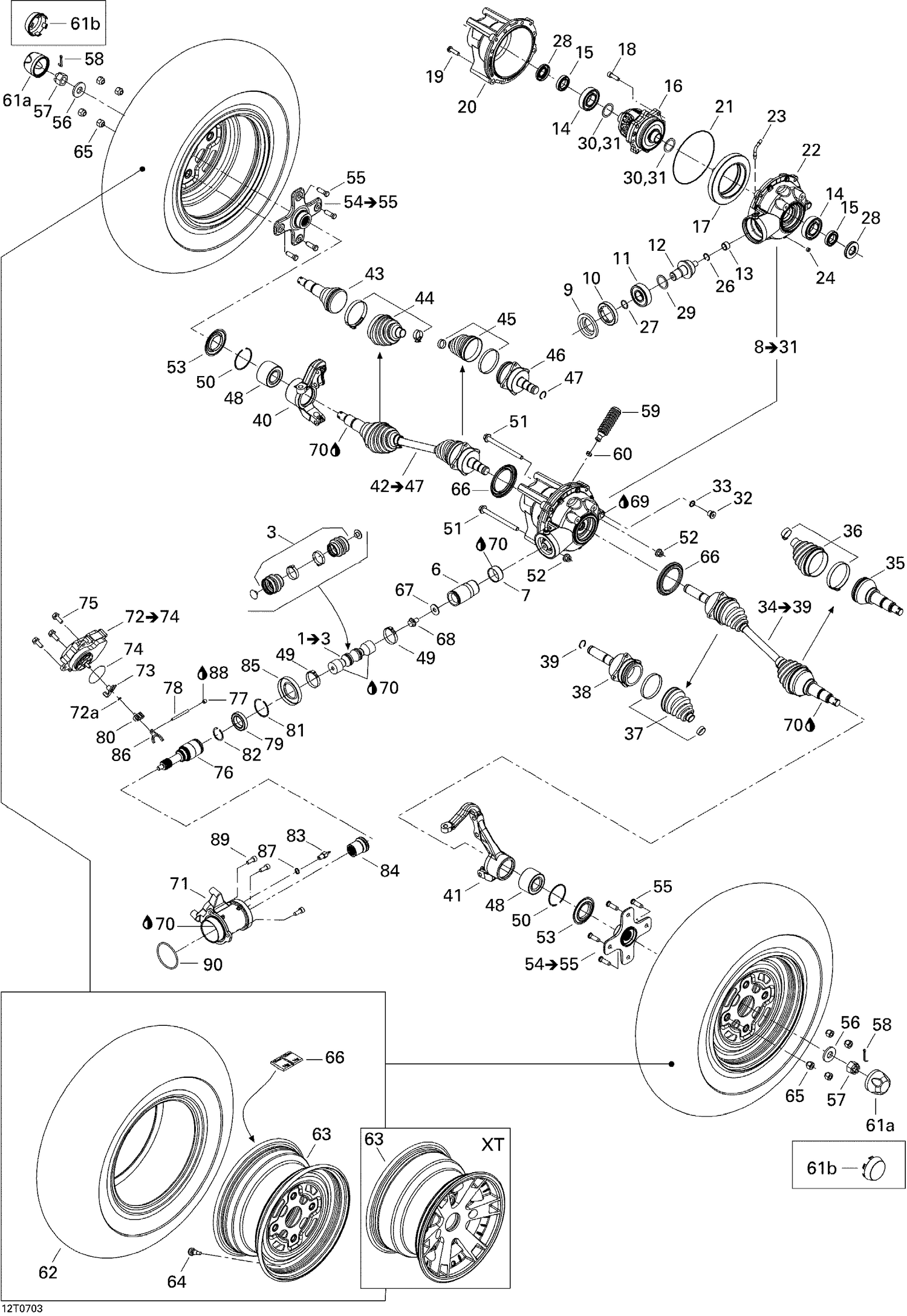 07- Drive System, Front STD