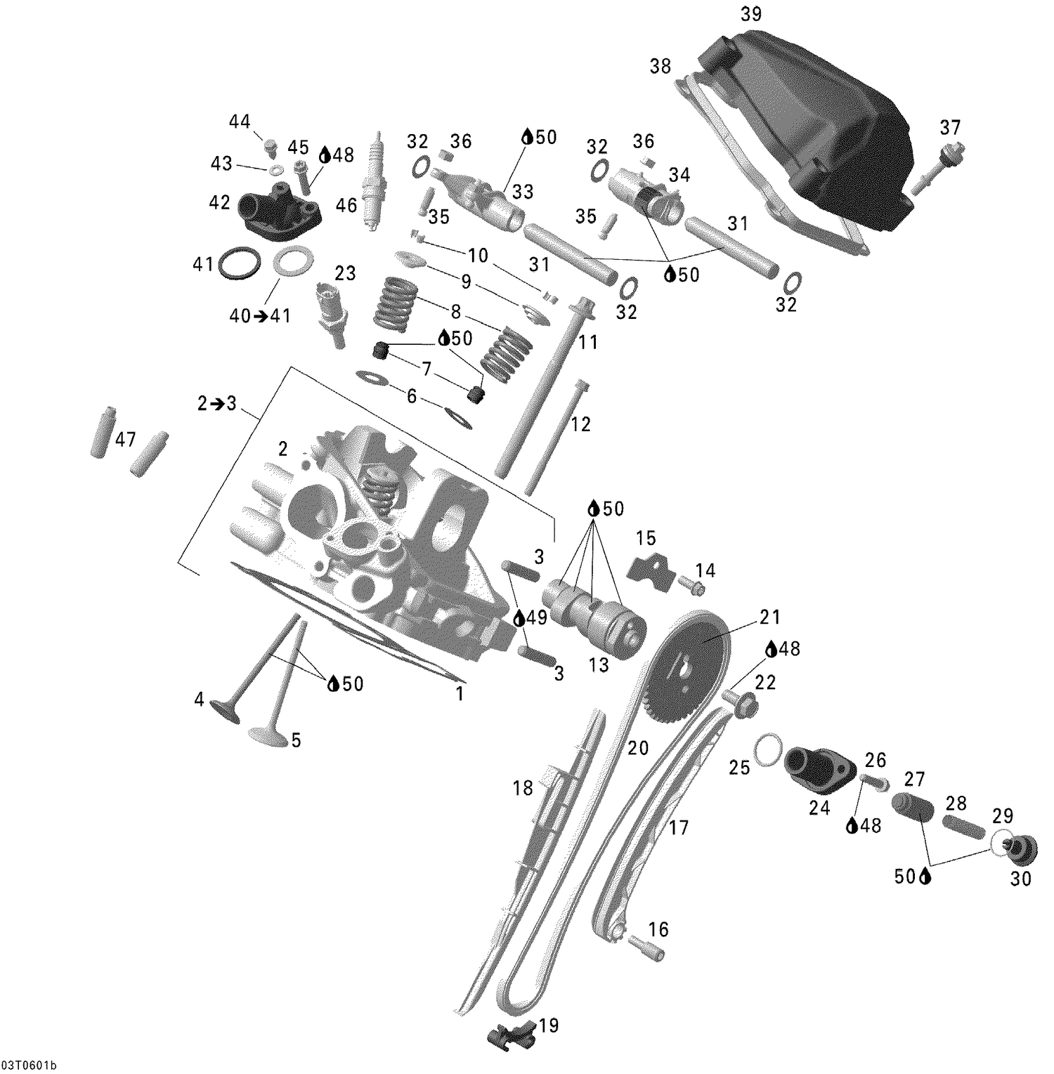 01- Cylinder Head, Rear