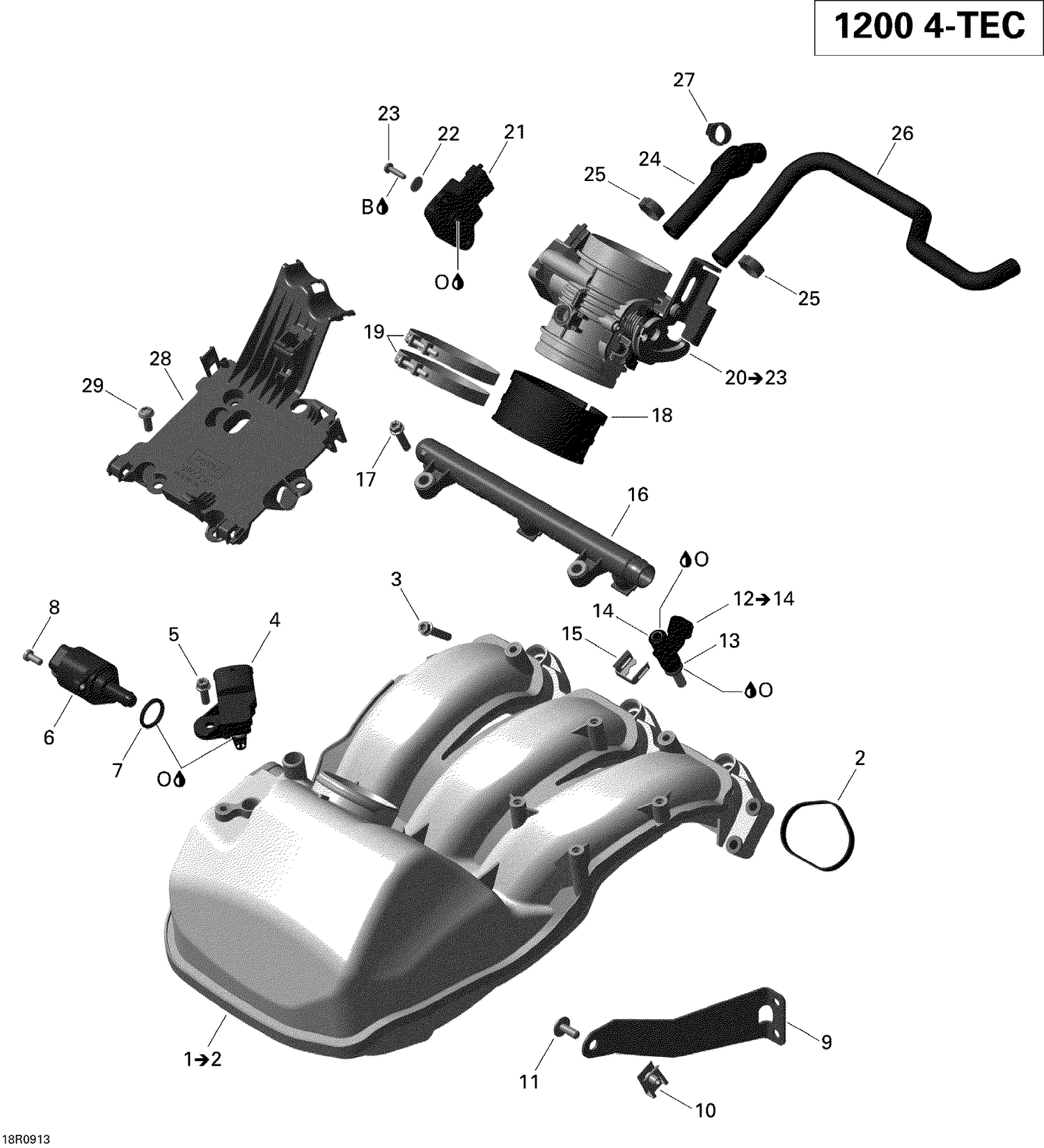 02- Air Intake Manifold And Throttle Body