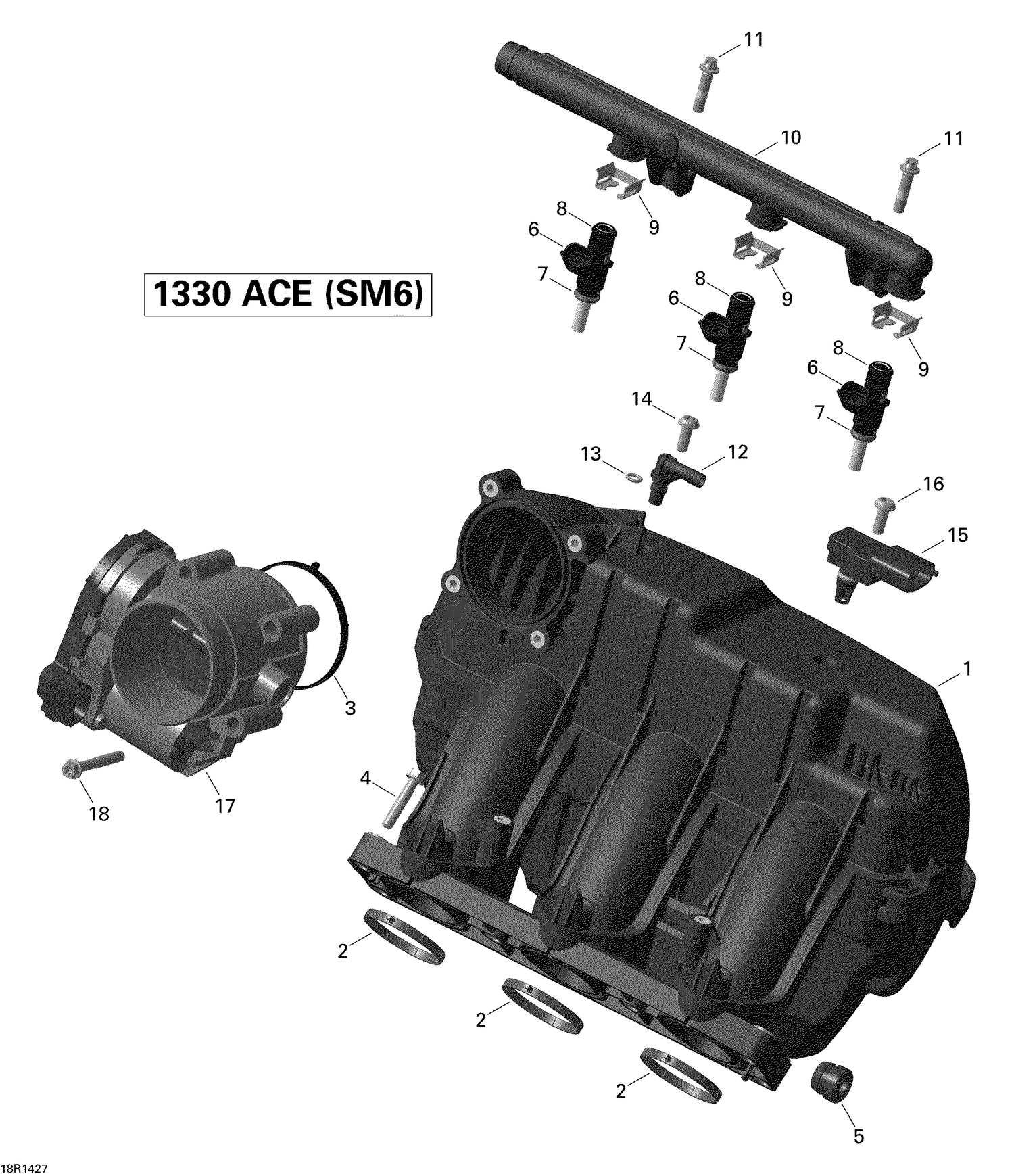 02- Air Intake Manifold And Throttle Body