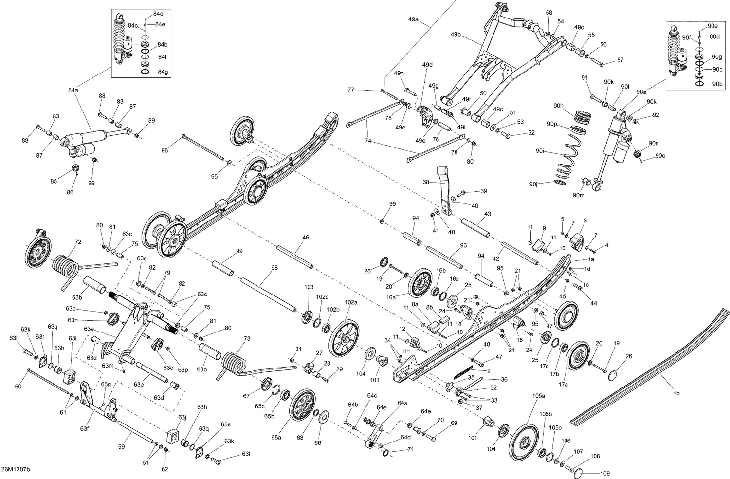 08- Rear Suspension Without Adjust System_800RETEC