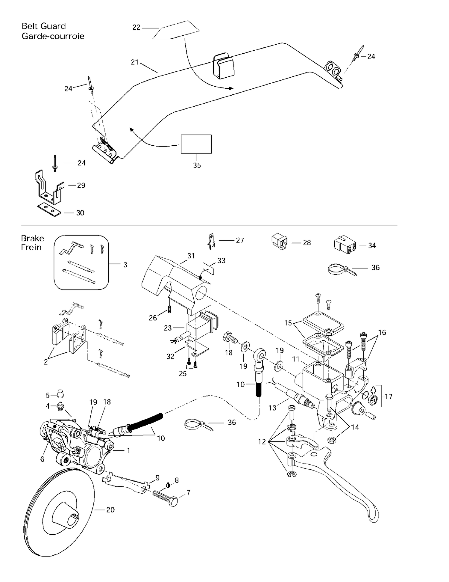 06- Hydraulic Brake And Belt Guard