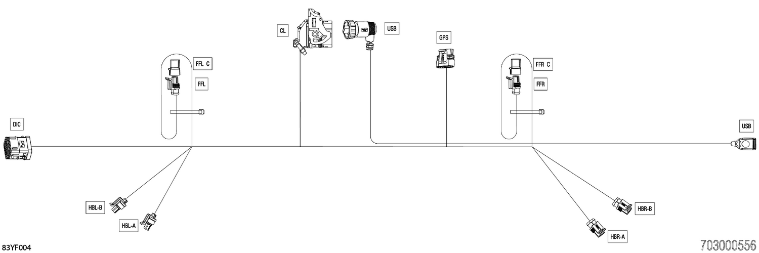 08- Electric - Console Wiring Harness - 710010090