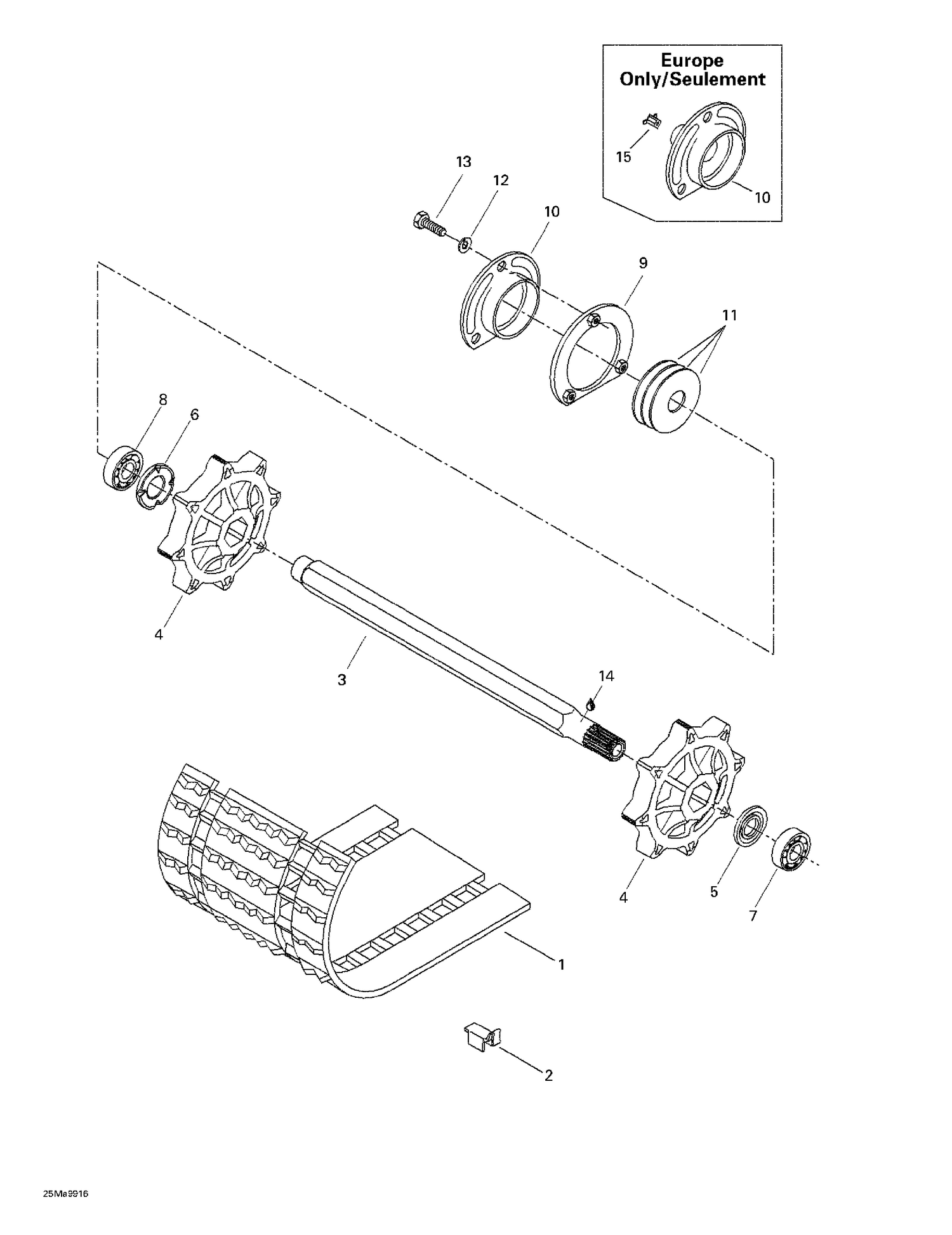 05- Drive Axle And Track