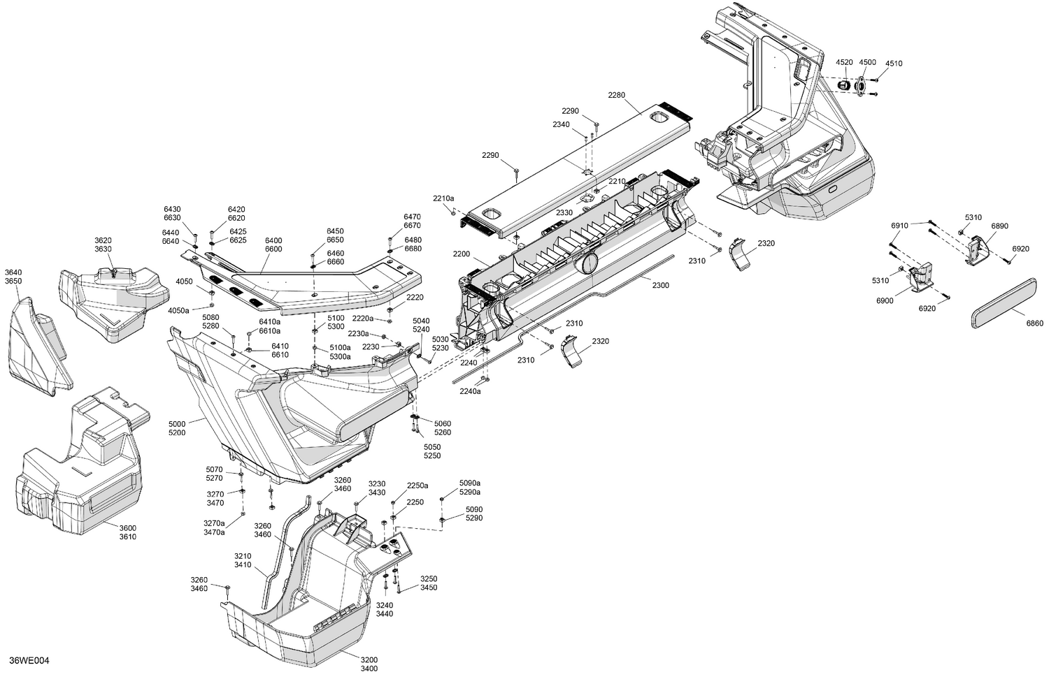 05- HULL - Rear Deflector Float and Rear Bumper