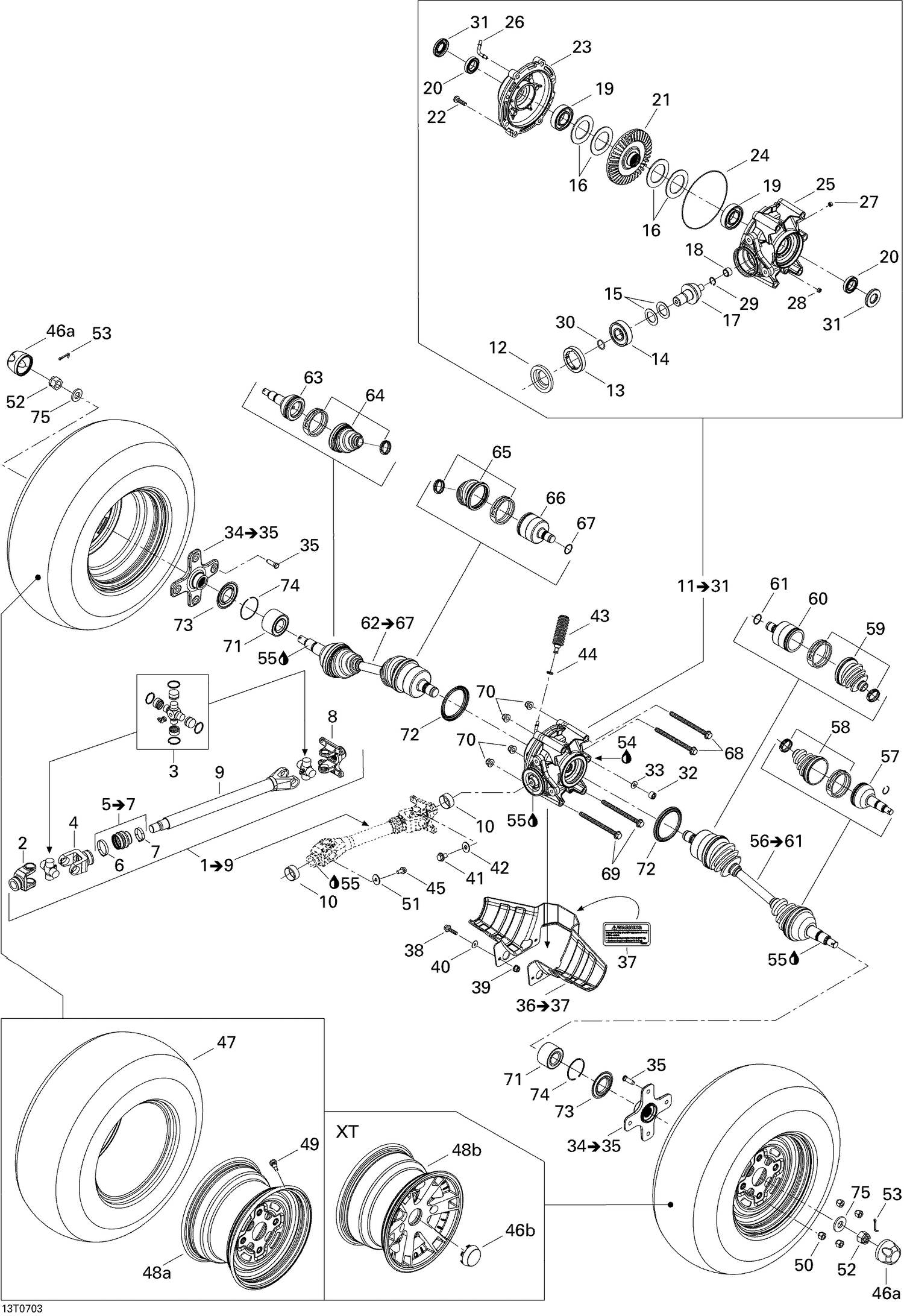 08- Drive System, Rear STD