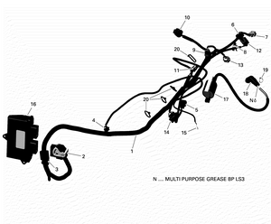 01- Rotax - Engine Harness And Electronic Module Schematic