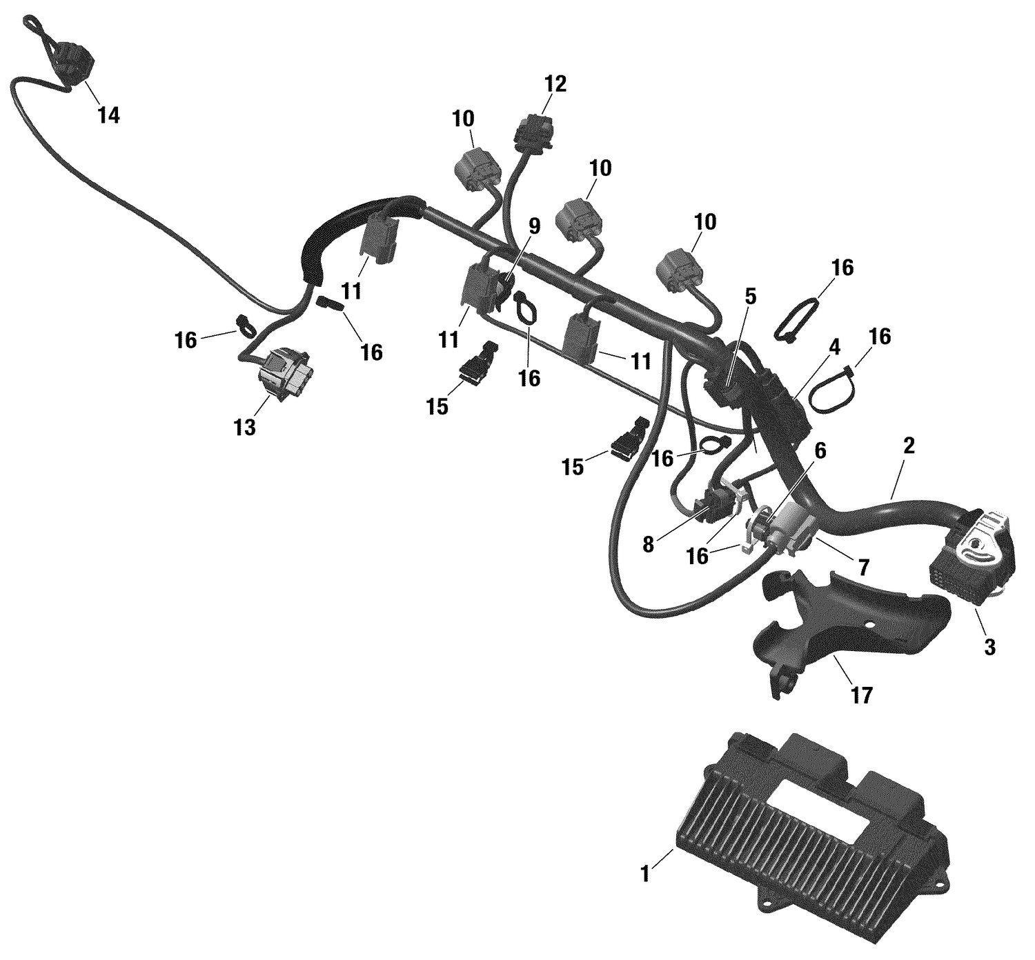 10- Engine Harness And Electronic Module  - 903 - GTI