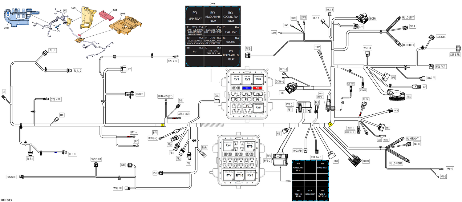 08- Electric - Main Harness - 710009387
