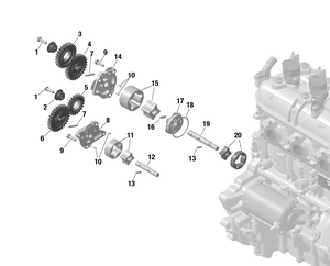 01- Rotax - Oil Pump Schematic