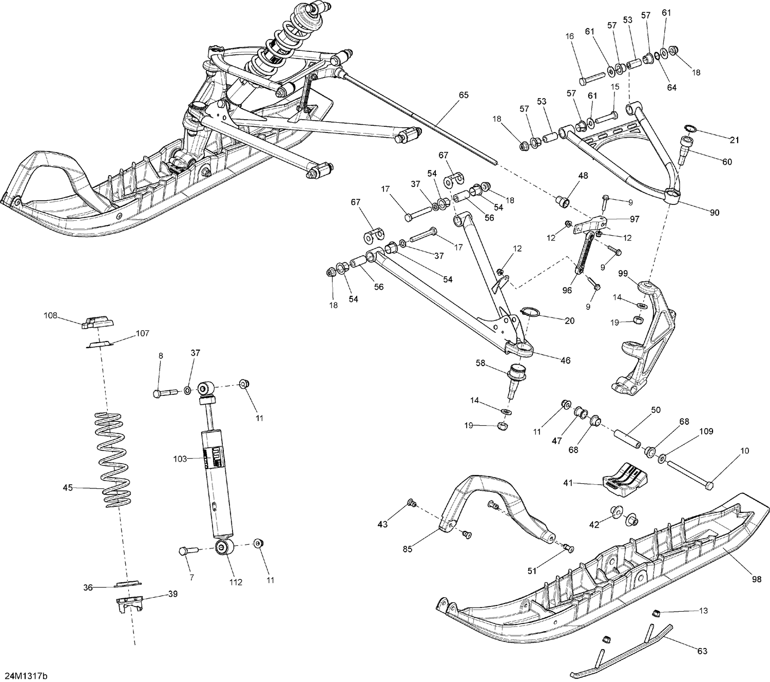 07- Front Suspension And Ski 800R (154)