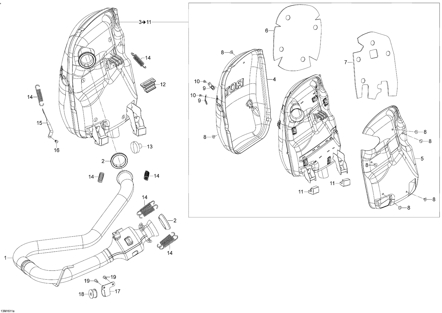 01- Exhaust System - 900 ACE