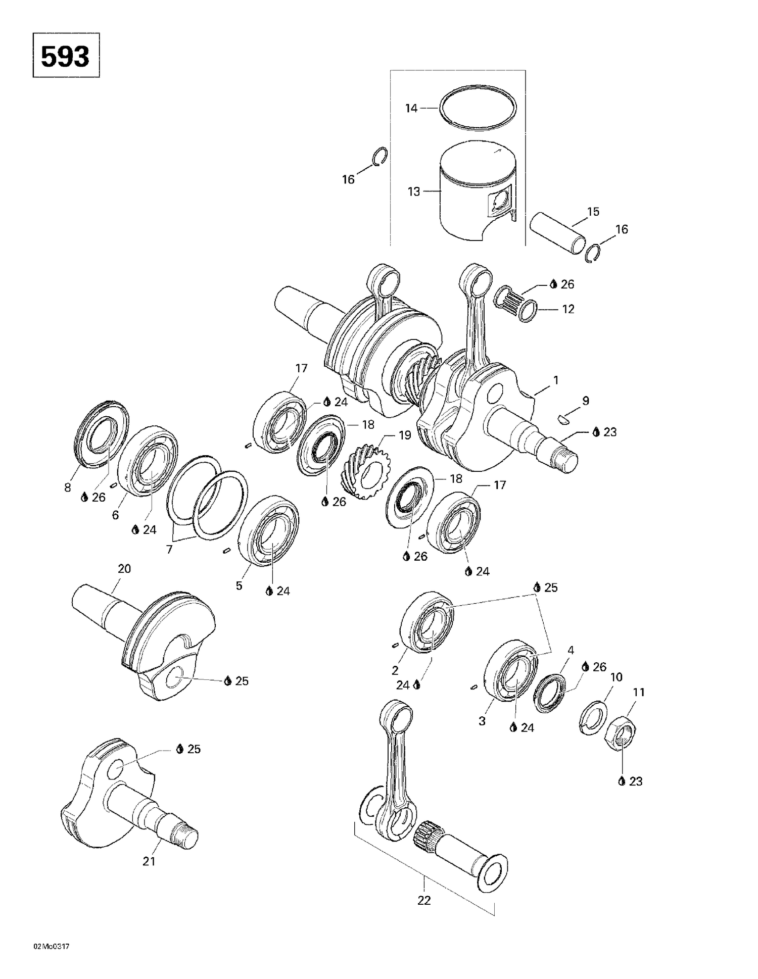 01- Crankshaft And Pistons