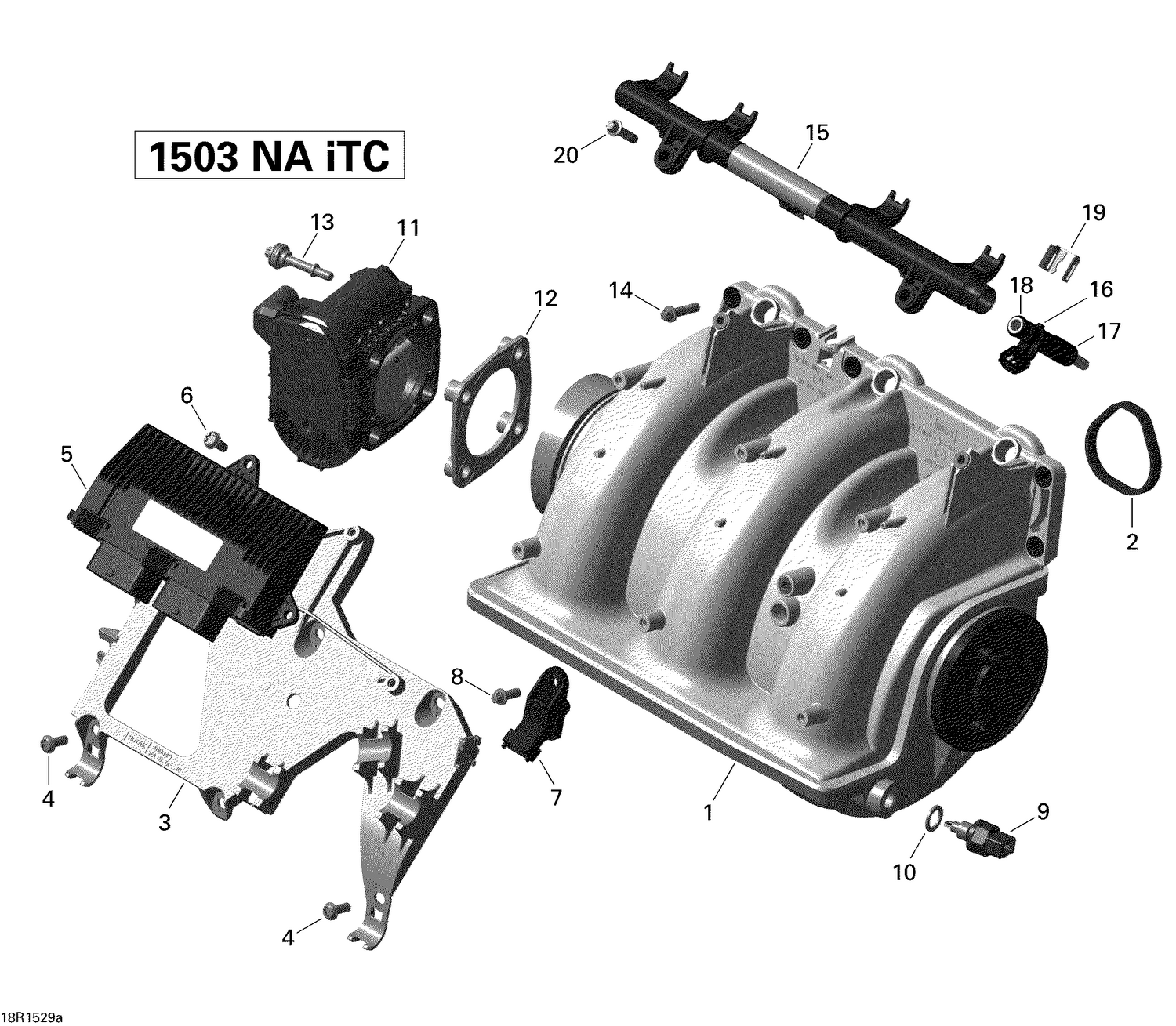 02- Air Intake Manifold And Throttle Body 1_18R1529a