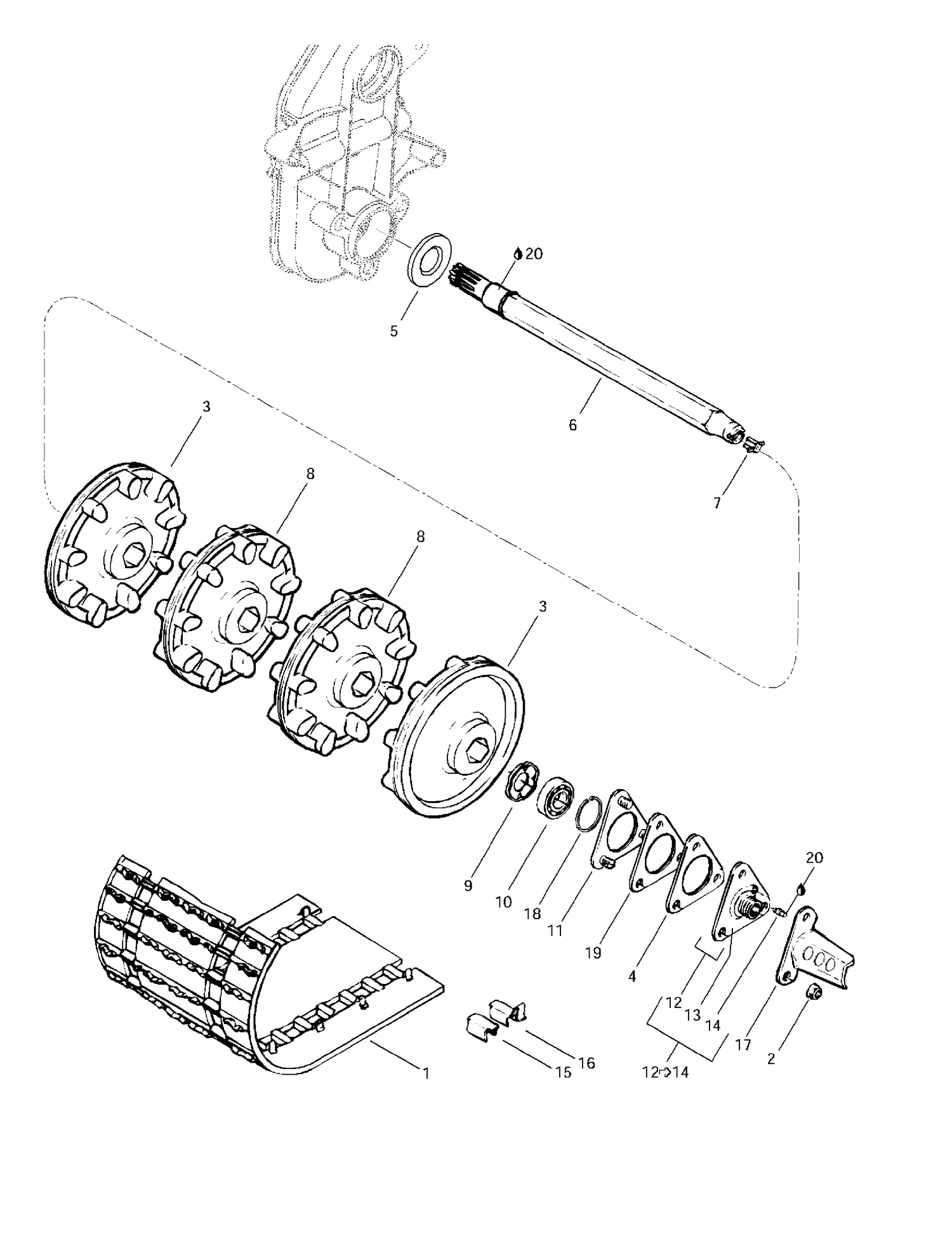 05- Drive Axle And Track