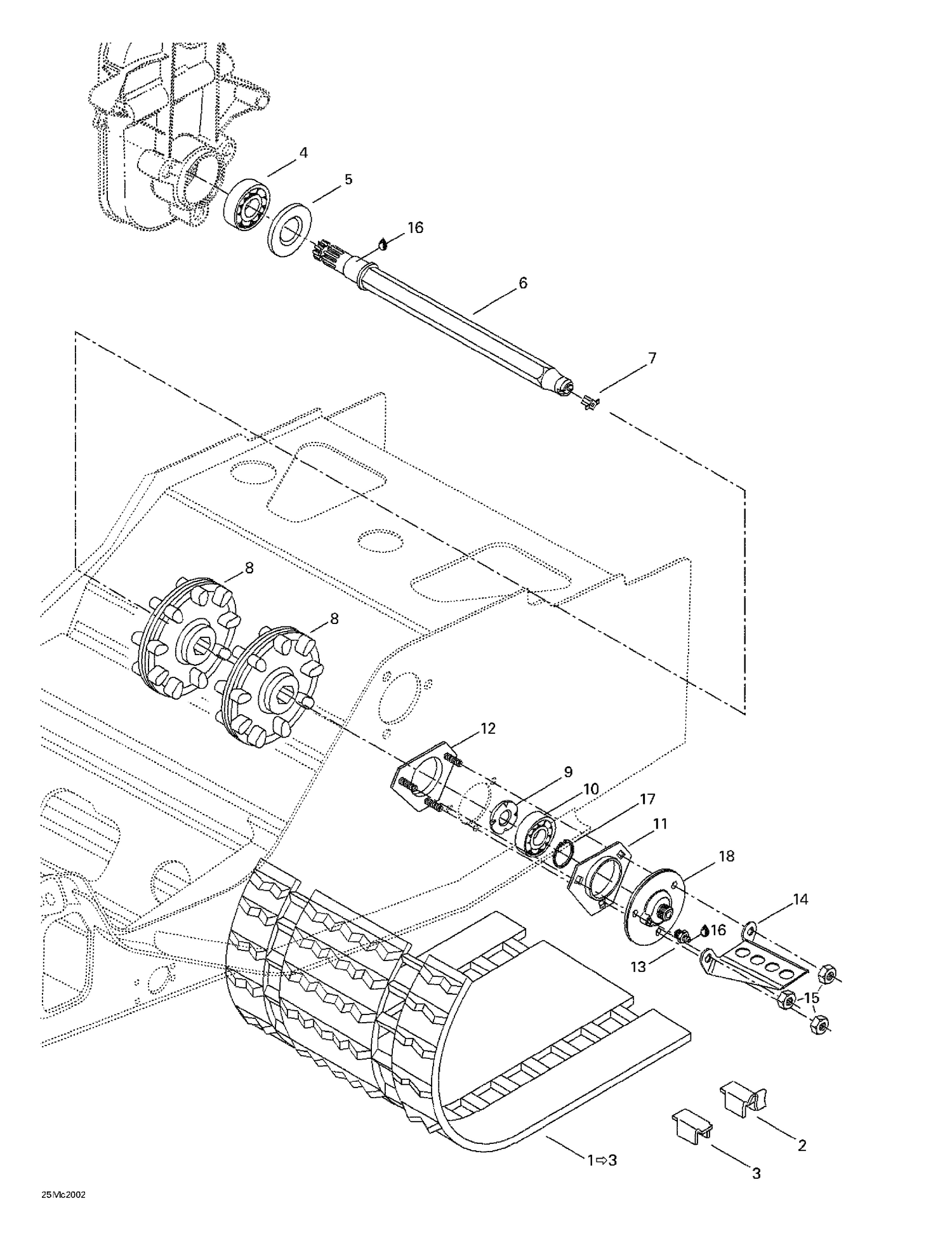 05- Drive Axle And Track