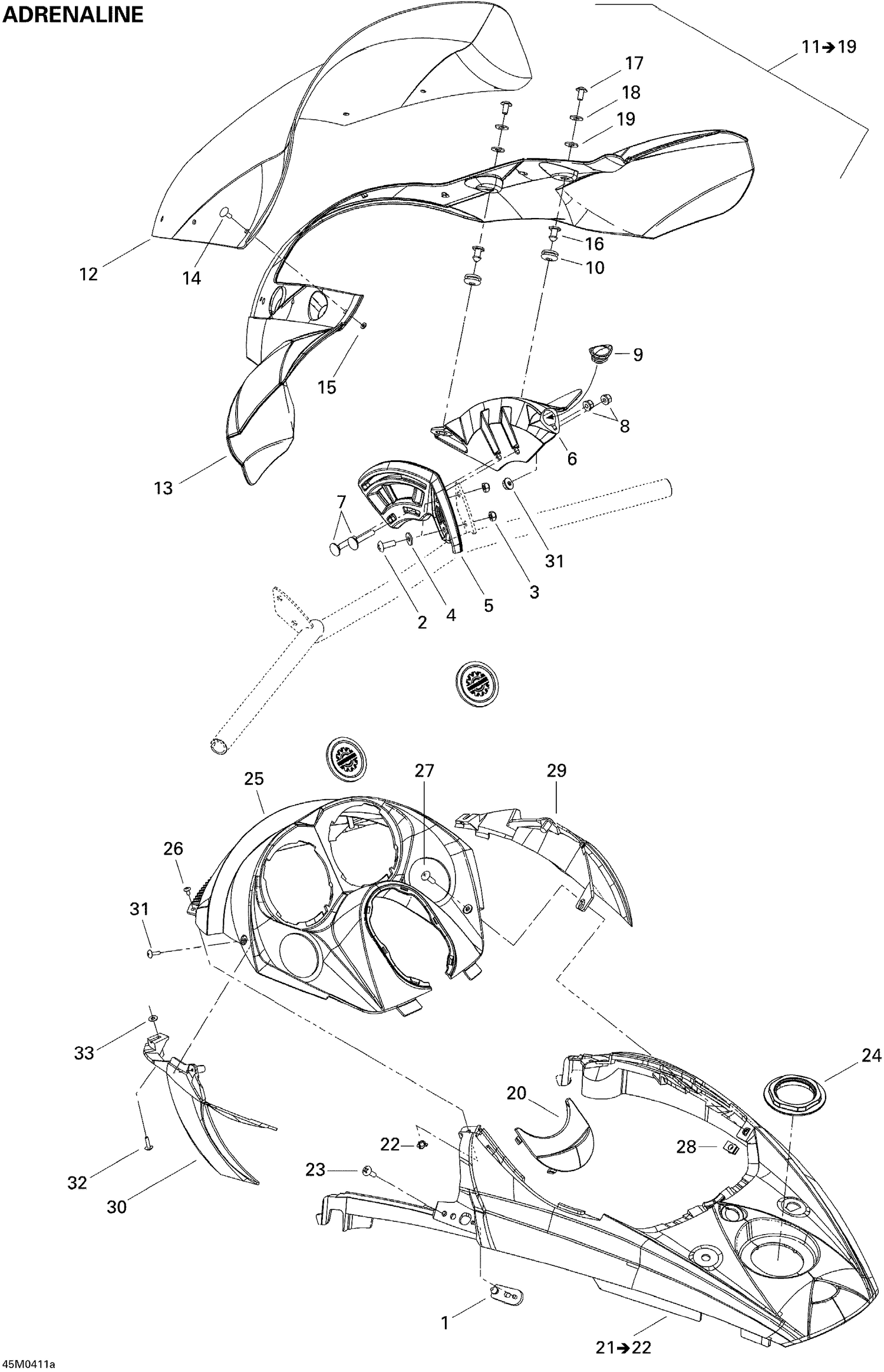 09- Windshield and console (Adrenaline)