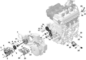 01- Rotax - Engine Cooling Schematic
