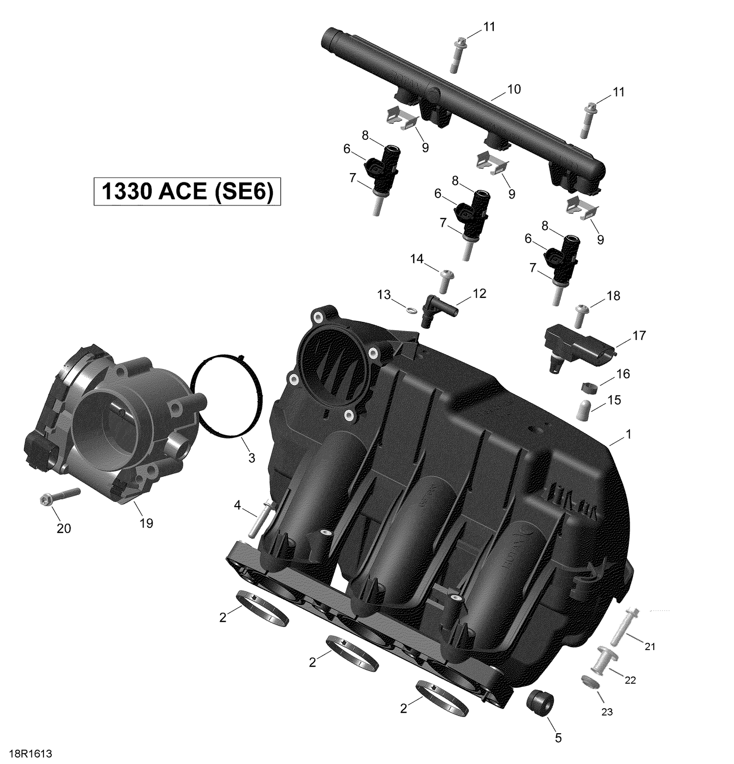 02- Air Intake Manifold and Throttle Body