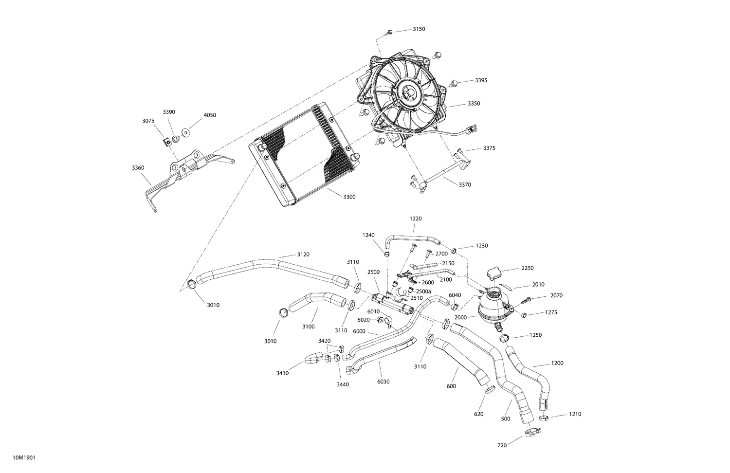 01- Cooling - 900 ACE - With Air Radiator Kit
