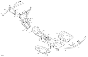 07- Body - Skid Plate -  Mossy Oak Edition Schematic