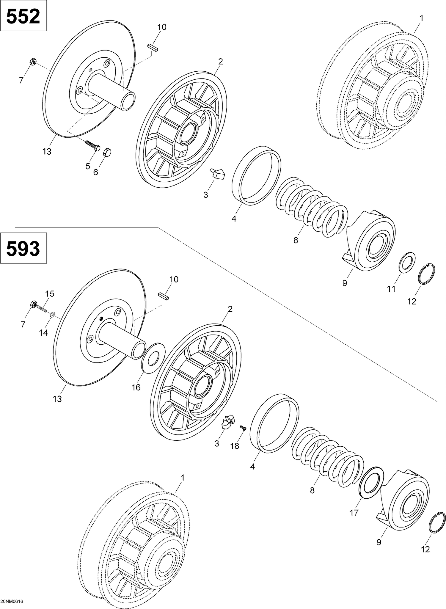 05- Driven Pulley 600